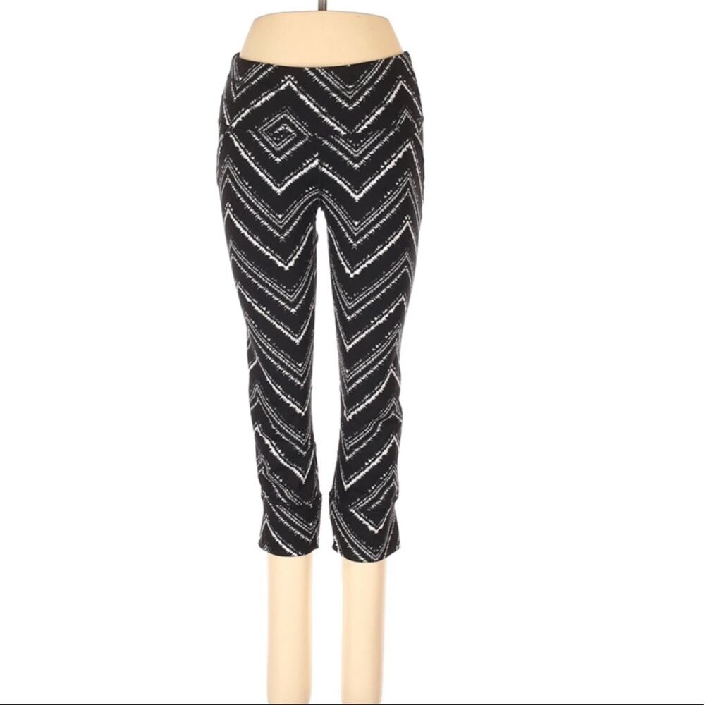 Athleta tie dye chevron yoga pants size Medium